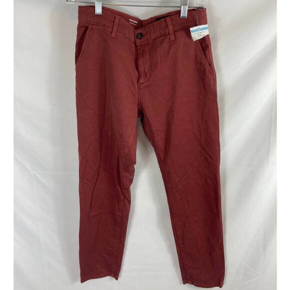 Adriano Goldschmied The Caden Tailored Trouser Red size 26R - Picture 2 of 5